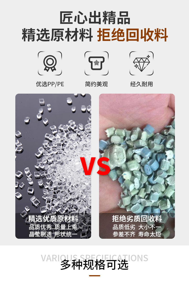 洗衣凝珠塑料包装瓶 100颗大容量洗衣凝珠分装瓶1200g收纳盒包材